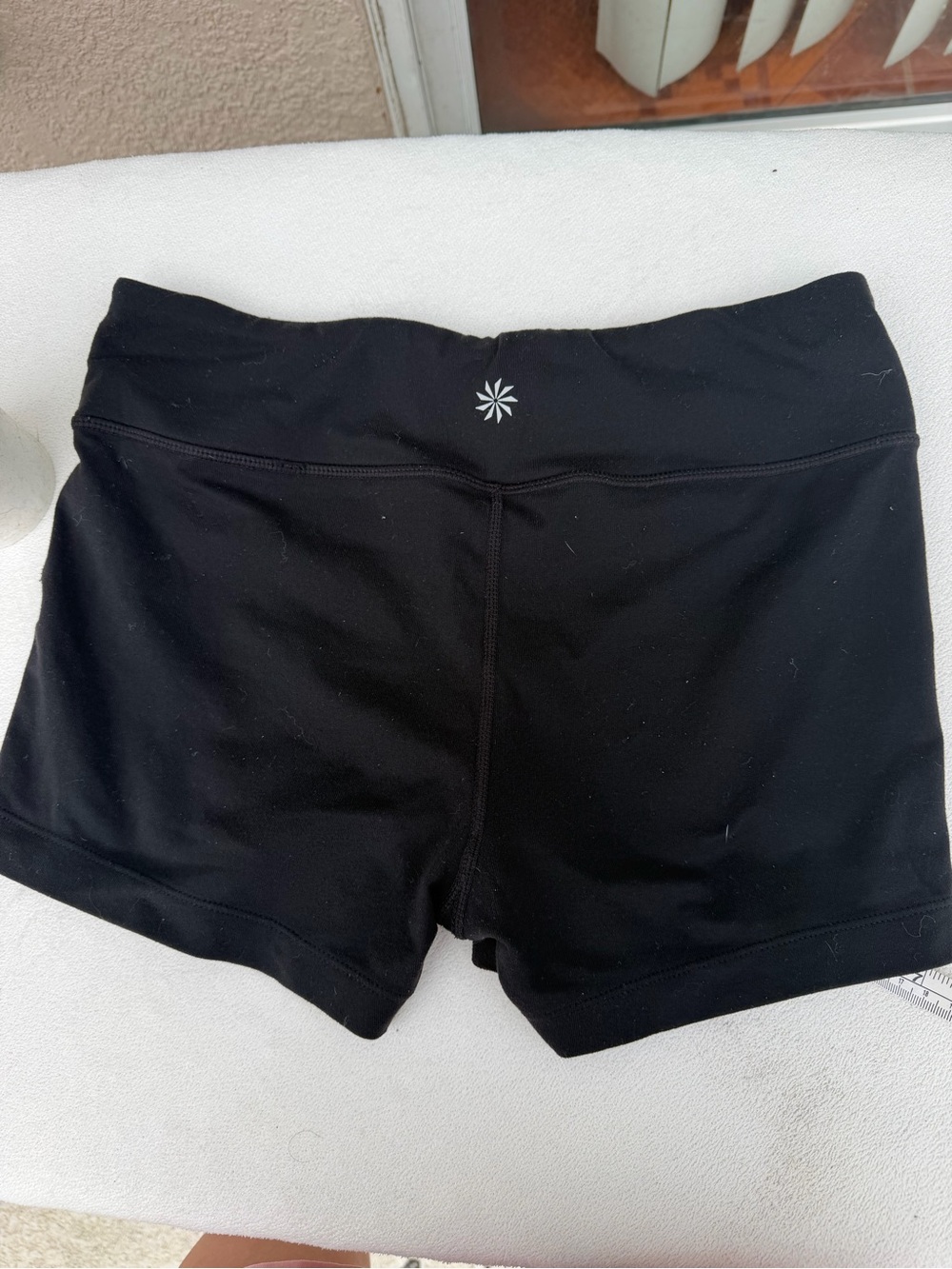 Athleta Black High-Rise Athletic Shorts